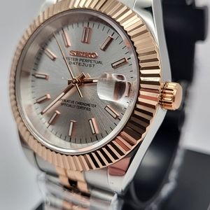 New Seiko Mod 36mm Automatic Watch